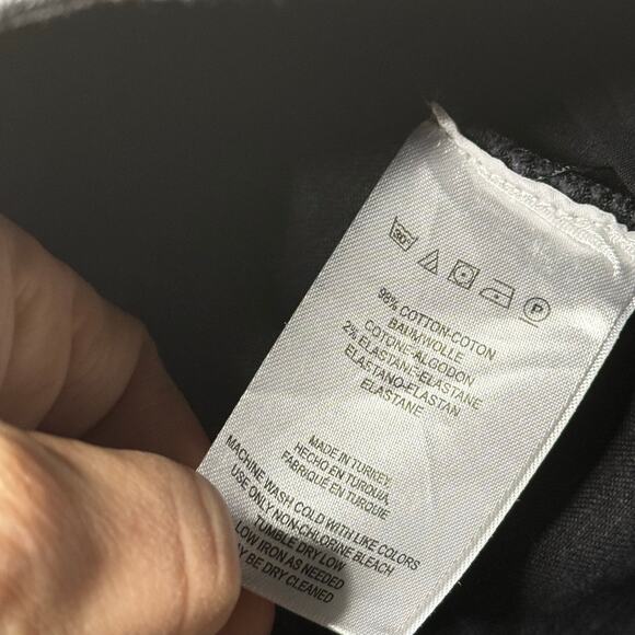 Free People Denim Skirt Women's 8 Black Wash Wooden Button Front - Picture 4 of 6